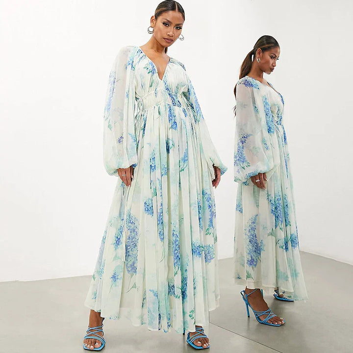 Floral Maxi Dress for Women - Breezy Summer Dress