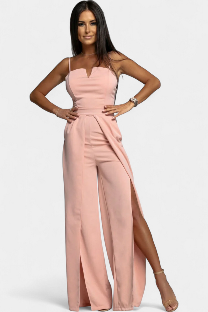Elegant Strap Jumpsuit with Side Cutouts for Women