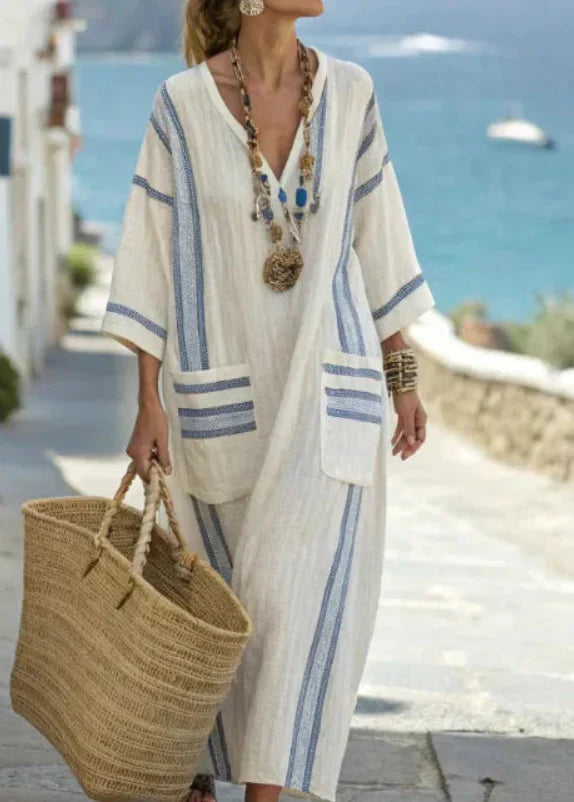 Coastal Maxi Dress for Women - Flowing Summer Dress