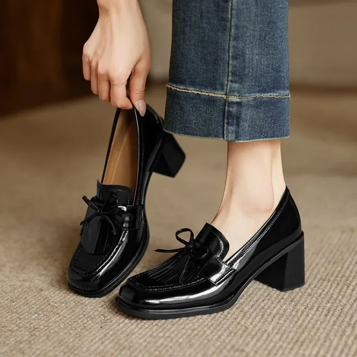 Loafer Pumps for Women - Classic Low Heel Comfort Shoes