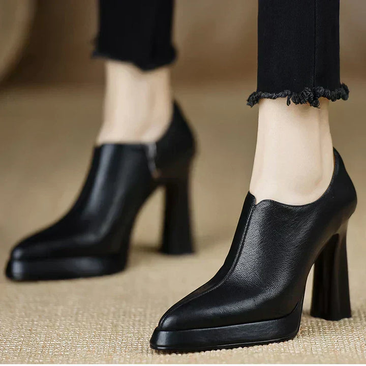 Mary Jane Pumps with Ankle Strap - Classic Comfortable Flats