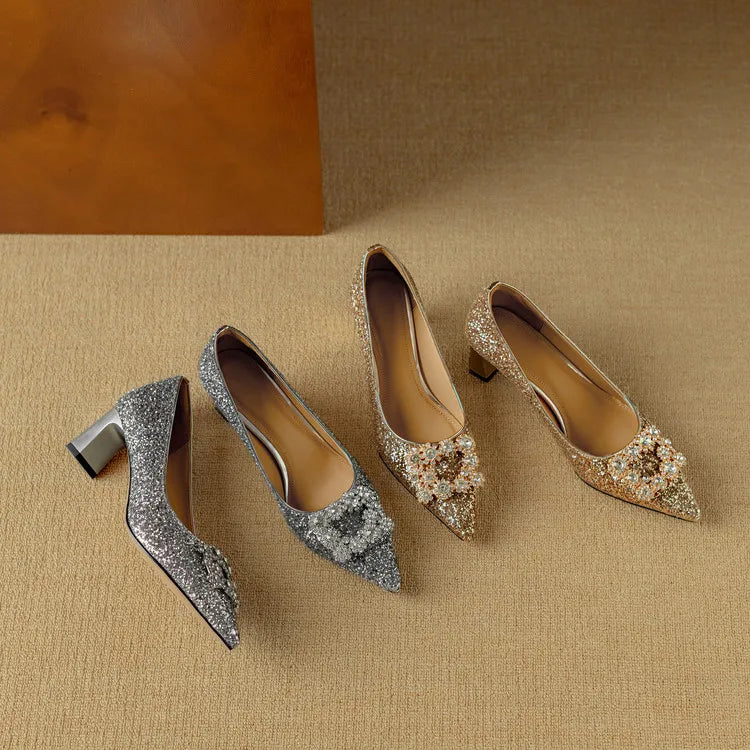 Glitter Pumps for Women | Sparkle Heels for Special Occasions