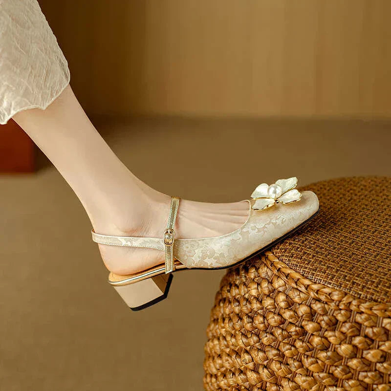 Mary Jane Pumps With Ankle Strap - Classic Comfort Heels