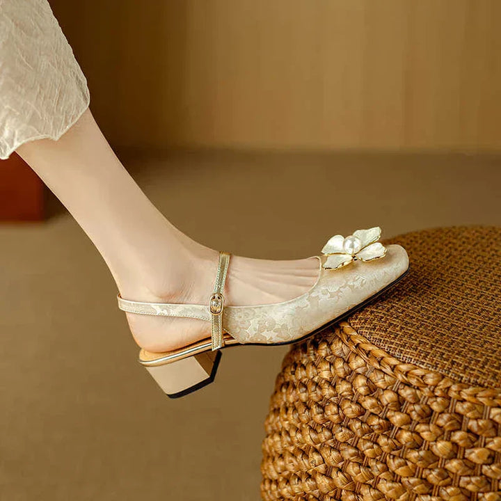 Mary Jane Pumps With Ankle Strap - Classic Comfort Heels
