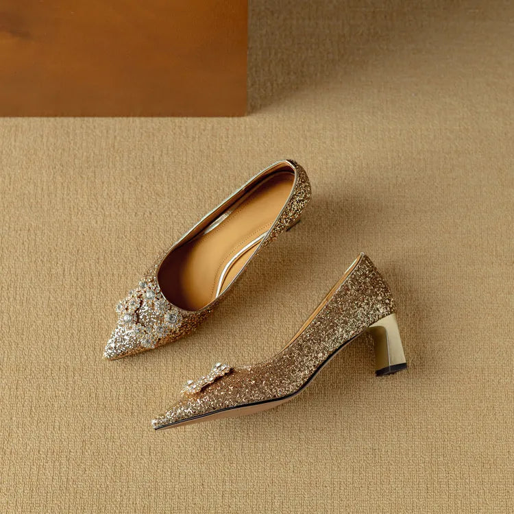 Glitter Pumps for Women | Sparkle Heels for Special Occasions
