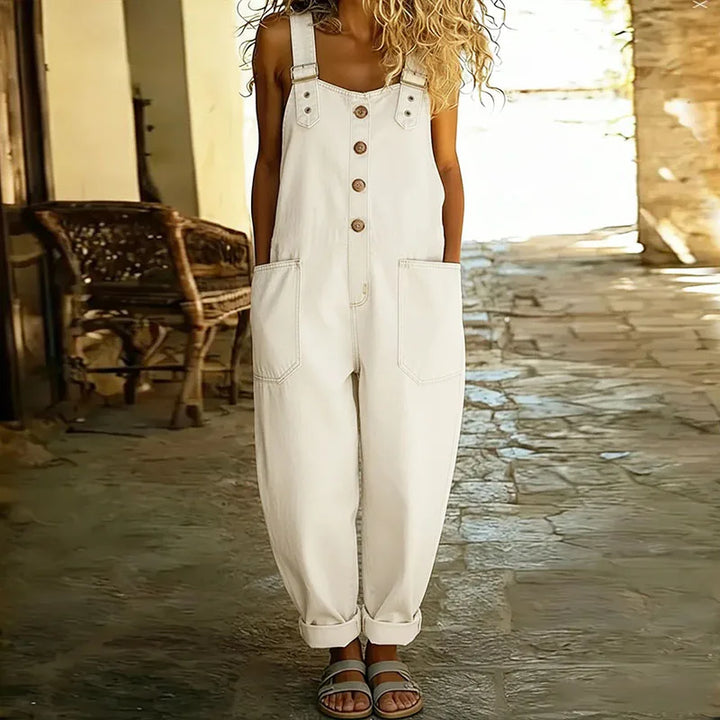 Denim Overalls for Women | Soft Cotton Adjustable Strap Overalls