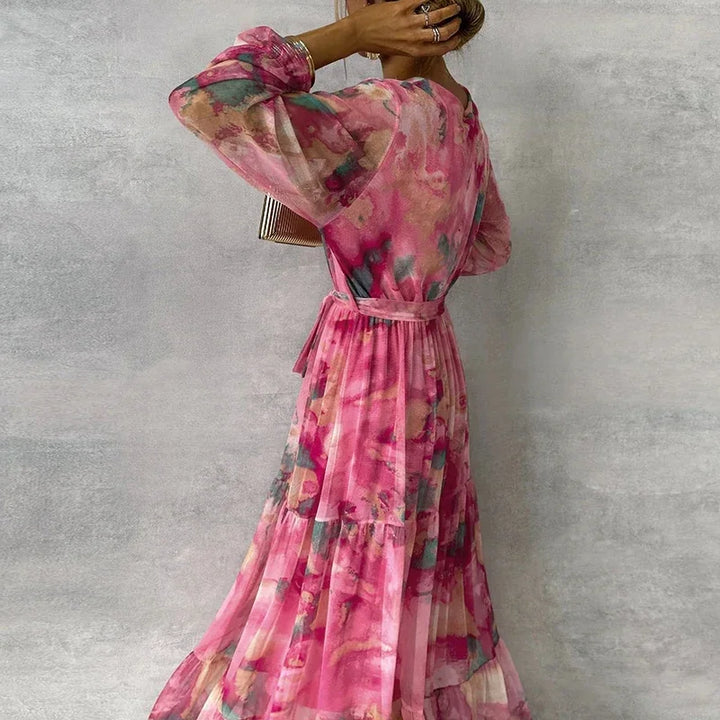Relaxed Fit Dress for Women - Flowy Casual Midi Dress