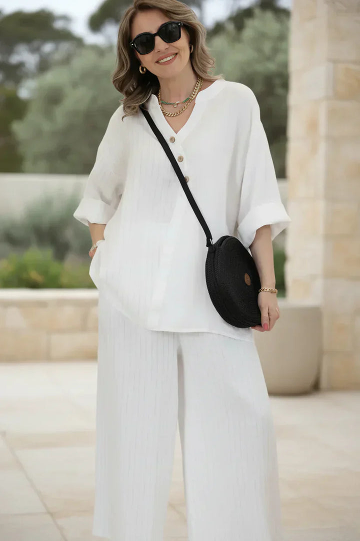 Linen Co-ord Set for Women - Relaxed Two Piece Outfit