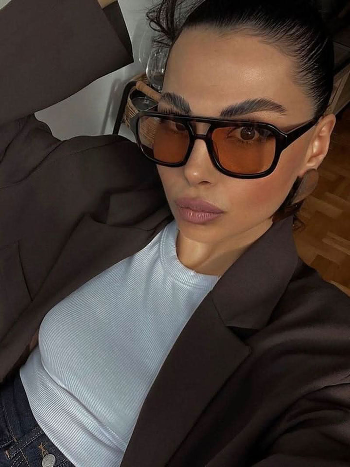 Oval Sunglasses for Women - Vintage Inspired UV Protection