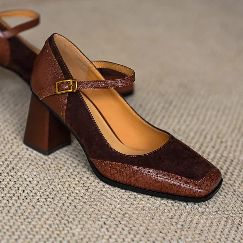Mary Jane Flats For Women - Classic Strap Shoes