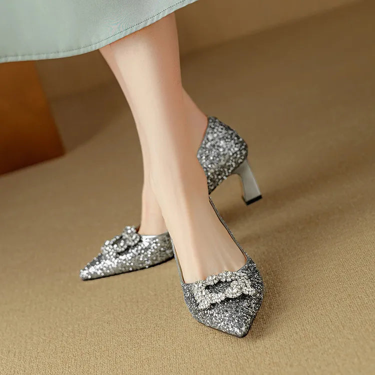 Glitter Pumps for Women | Sparkle Heels for Special Occasions