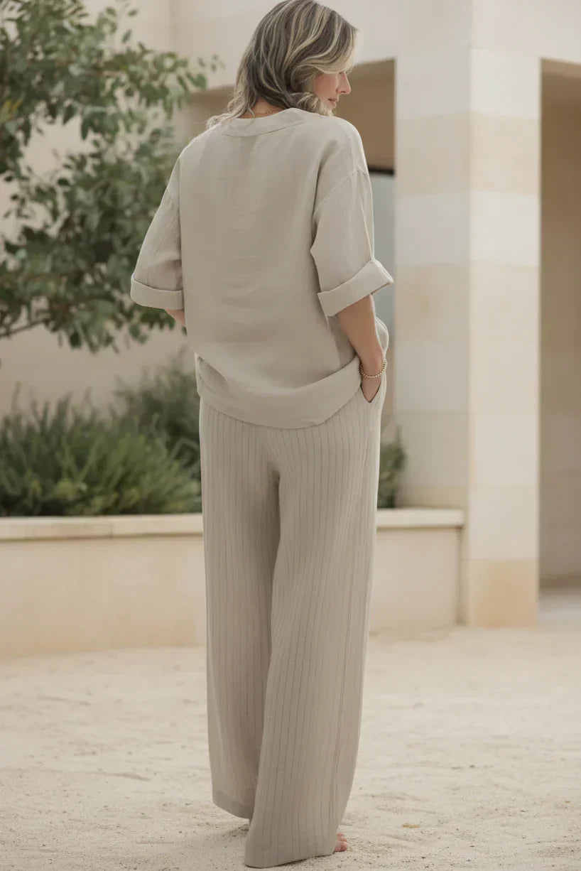Linen Co-ord Set for Women - Relaxed Two Piece Outfit