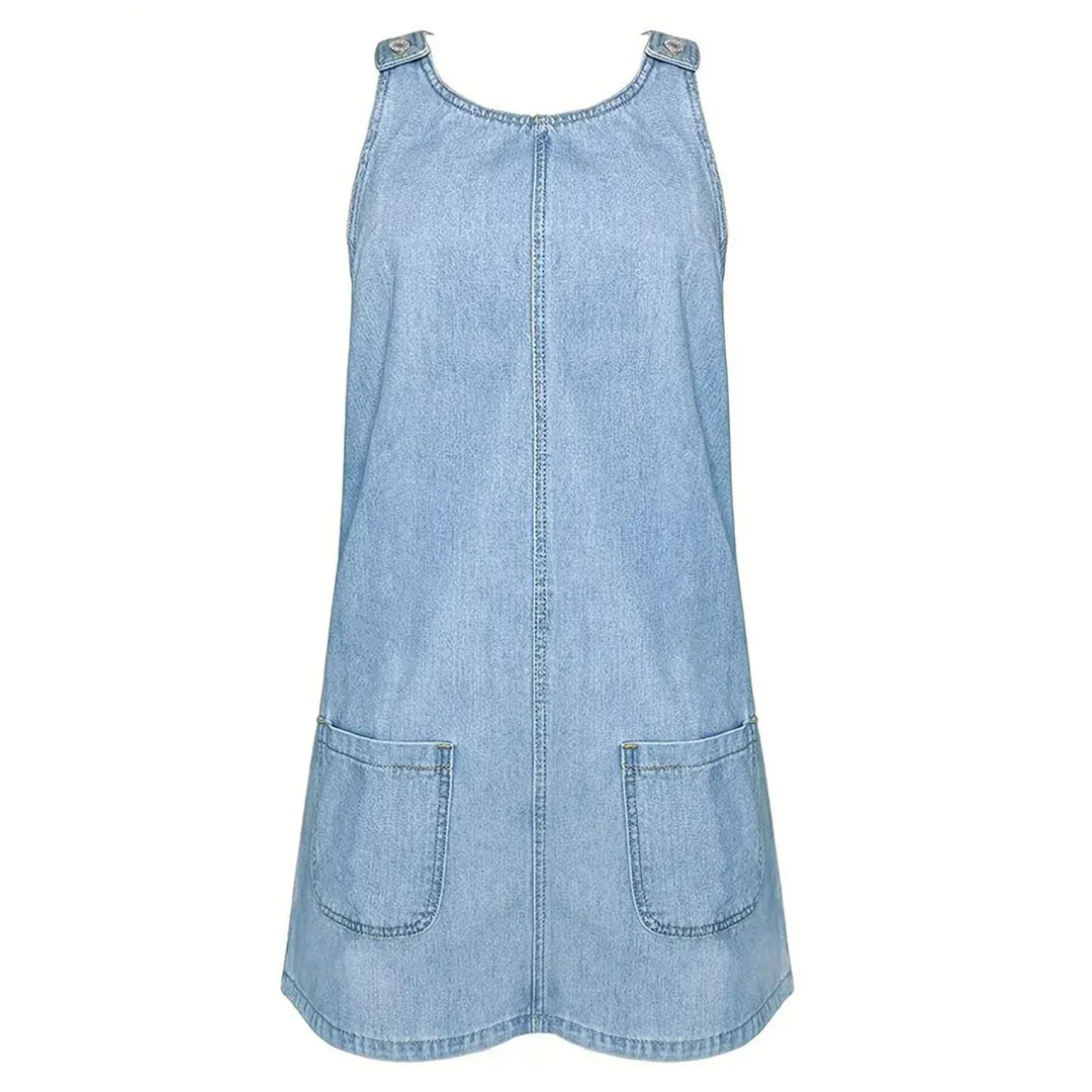 Relaxed Denim Dress for Women | Casual Shift Dress