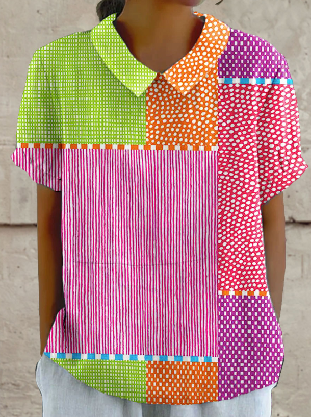 Floral Blouse for Women - Light and Breezy Everyday Top