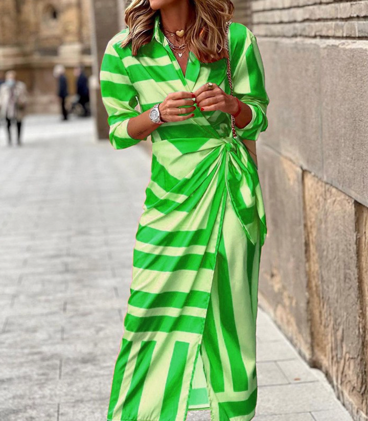 Printed Wrap Dress for Women | Classic Flattering Silhouette