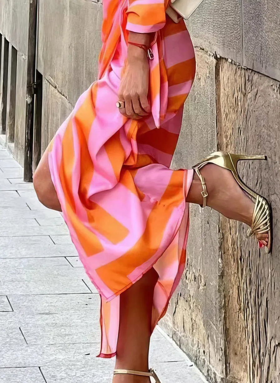 Printed Wrap Dress for Women | Classic Flattering Silhouette