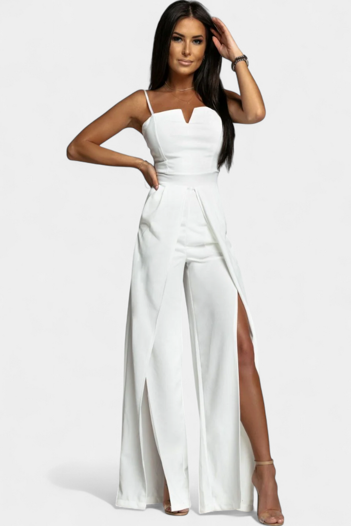 Elegant Strap Jumpsuit with Side Cutouts for Women