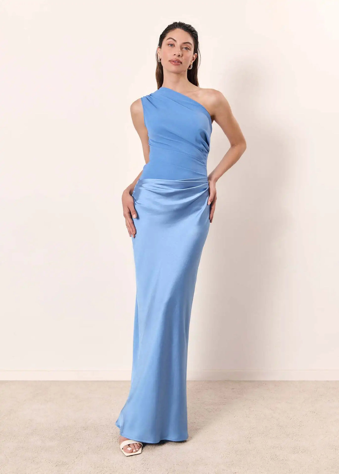 Maxi Dress in Satin - Elegant Long Dress for Women