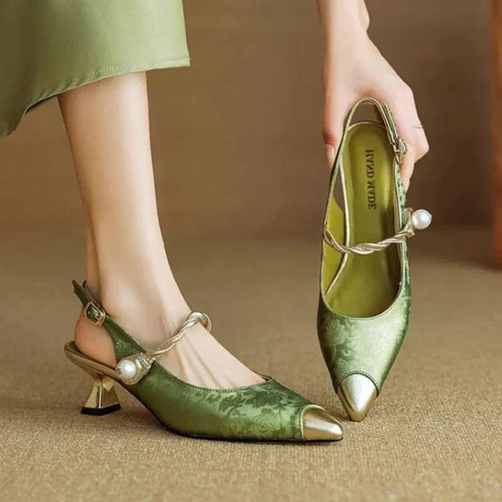 Mary Jane Pumps with Ankle Strap - Classic Comfortable Heels