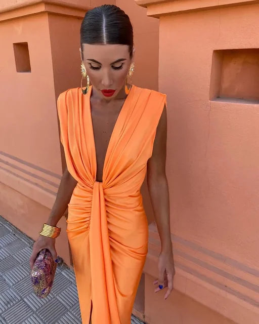 Elegant Pleated Dress for Women - Timeless Style