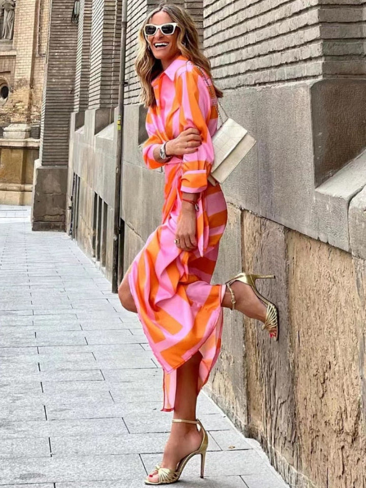 Printed Wrap Dress for Women | Classic Flattering Silhouette