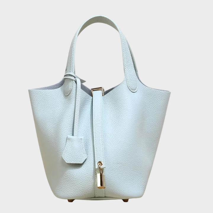 Kate Lock Crossbody Bag - Pebbled Leather Handbag