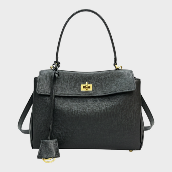 Leather Handbag Women - Minimalist Soft Genuine Leather Shoulder Bag