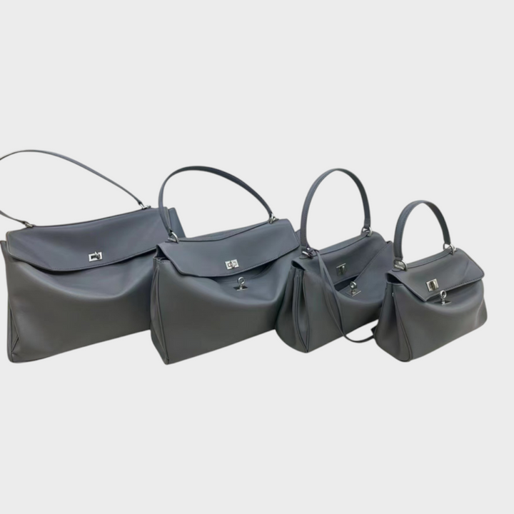 Leather Handbag Women - Minimalist Soft Genuine Leather Shoulder Bag