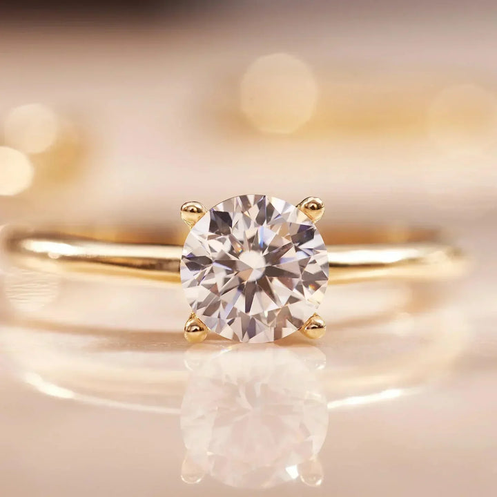 Gold Statement Ring | Chunky Dome Band for Women