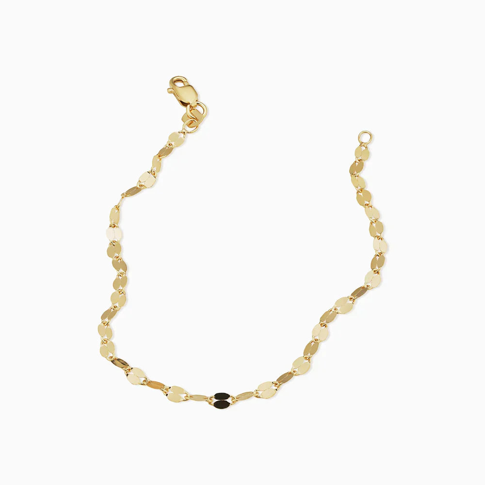 Gold Link Bracelet | Cabaret Statement Chain for Women