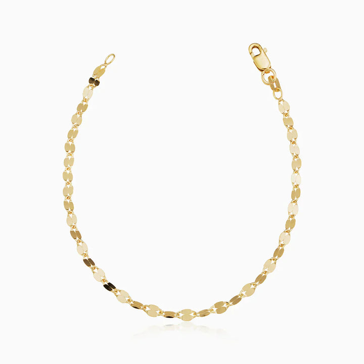 Gold Link Bracelet | Cabaret Statement Chain for Women