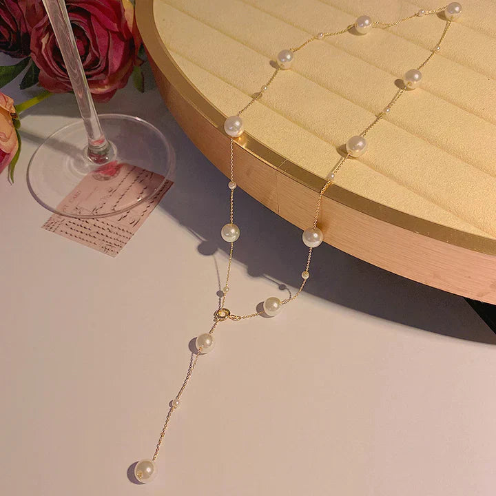 White Gold Pendant Necklace - Alba Serenata Elegant Chain