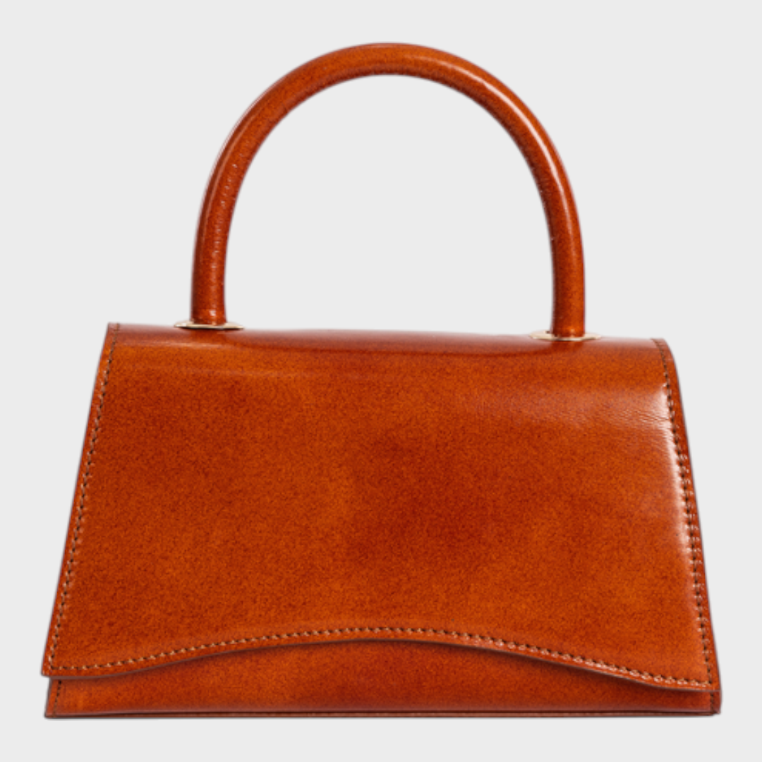 Waterfall Crossbody Bag in Sunset Amber - Vegan Leather Handbag