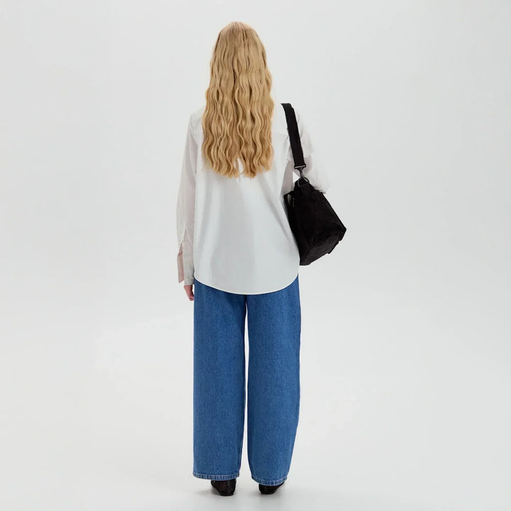 Corduroy Crossbody Bag with Adjustable Strap and Multiple Pockets