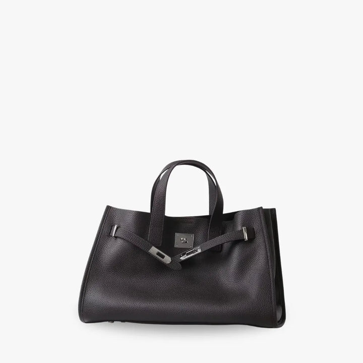 Leather Tote Bag for Work and Travel | Structured Shoulder Bag