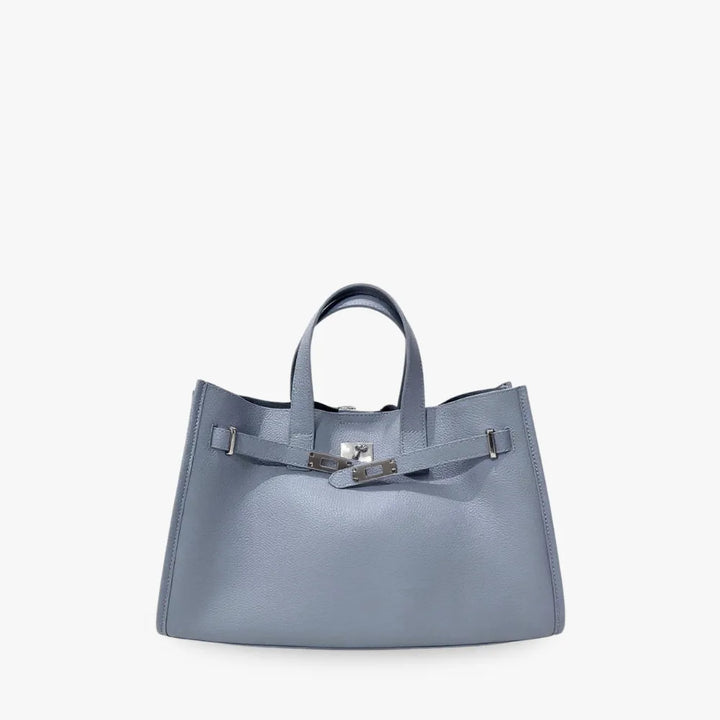 Leather Tote Bag for Work and Travel | Structured Shoulder Bag