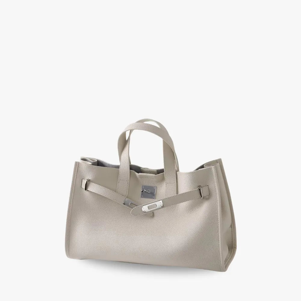Leather Tote Bag for Work and Travel | Structured Shoulder Bag