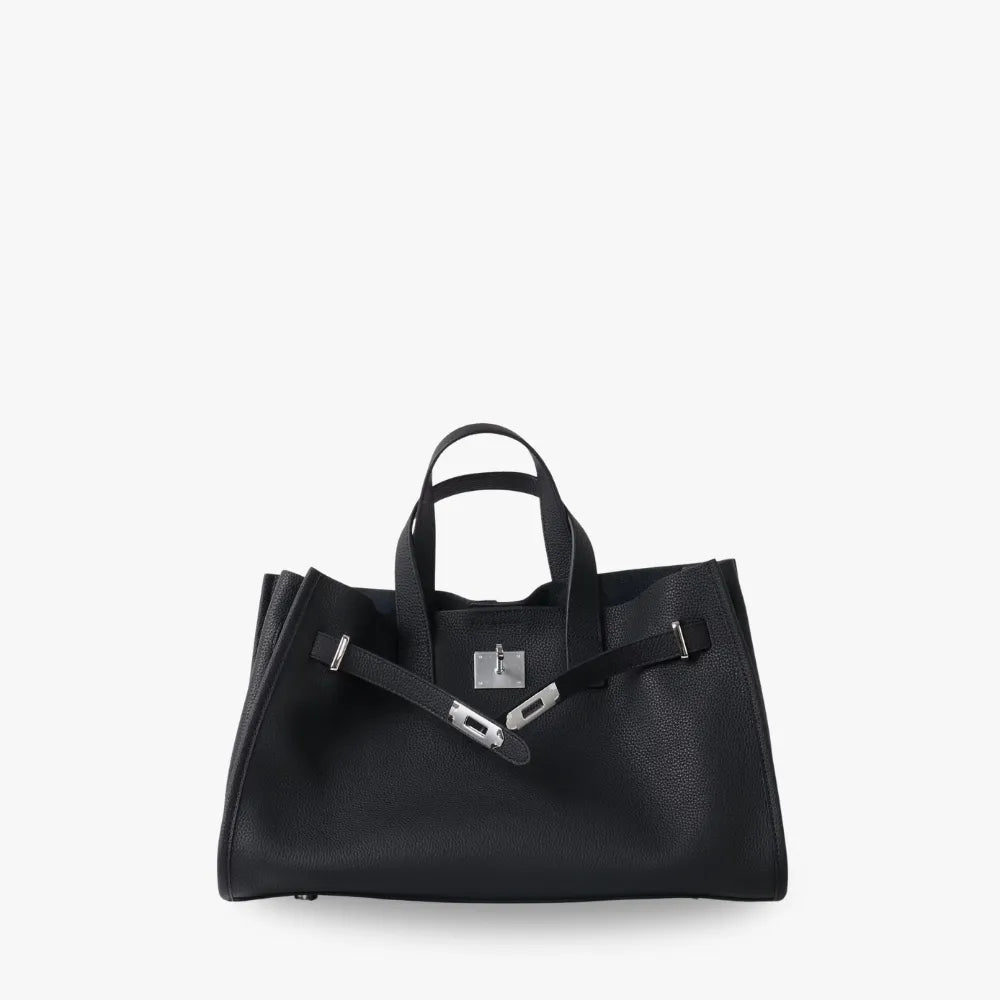 Leather Tote Bag for Work and Travel | Structured Shoulder Bag