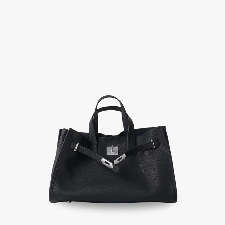 Leather Tote Bag for Work and Travel | Structured Shoulder Bag