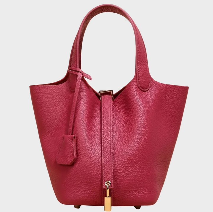 Kate Lock Crossbody Bag - Pebbled Leather Handbag