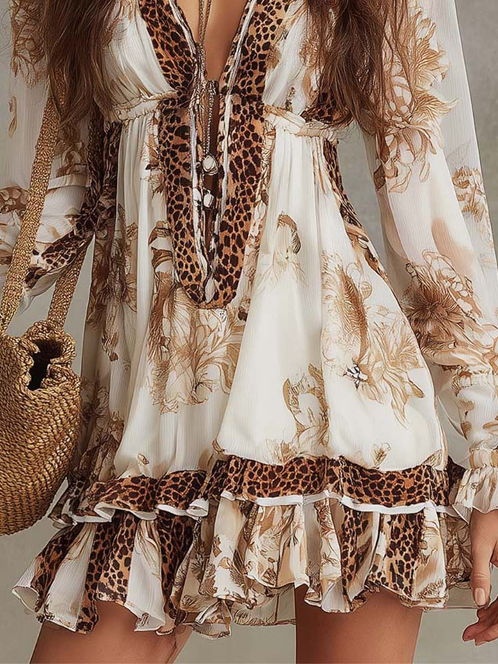 Printed Midi Dress for Women | Bohemian Chic Style
