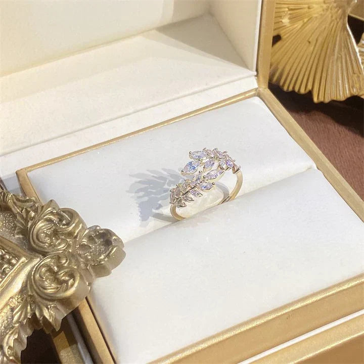 Gold Statement Ring | Elegant Coronata Design