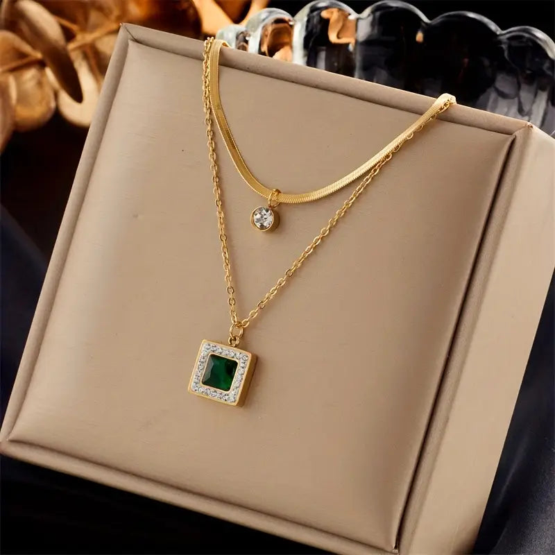 Gold Statement Necklace - Tirena Valeure Chain Necklace