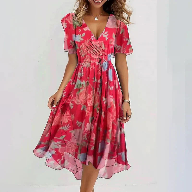 Breezy Summer Dress with Flattering Fit for Women