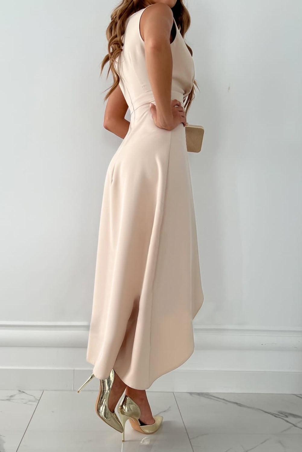 Pink Floral Dress for Women | Feminine Pattern Dress