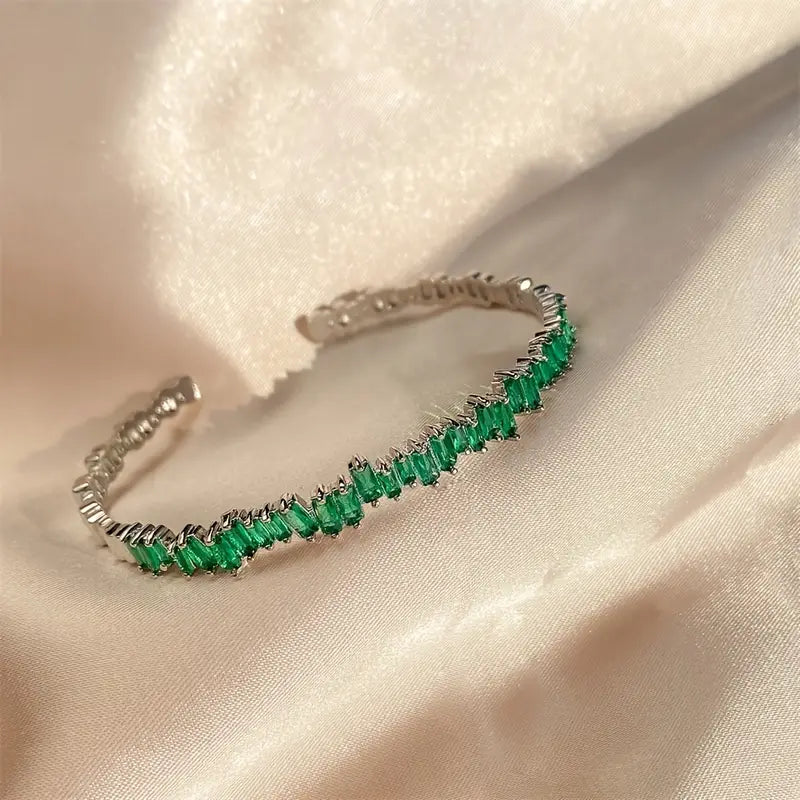 White Gold Bracelet | Milena Thalys Elegant Chain Bracelet