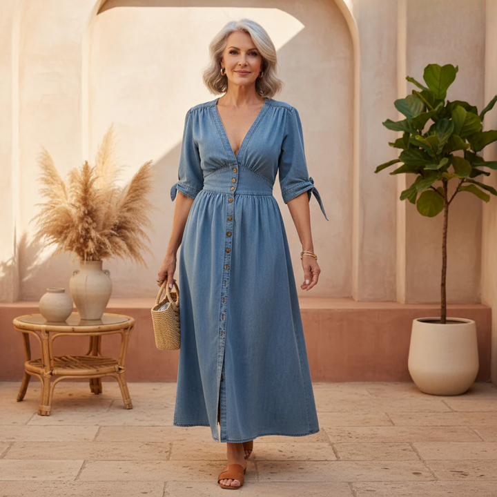 Casual Elegant Dress for Women - Versatile Everyday Style