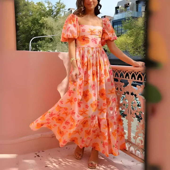 Maxi Dress with Tailored Fit - Elegant Summer Dress for Women