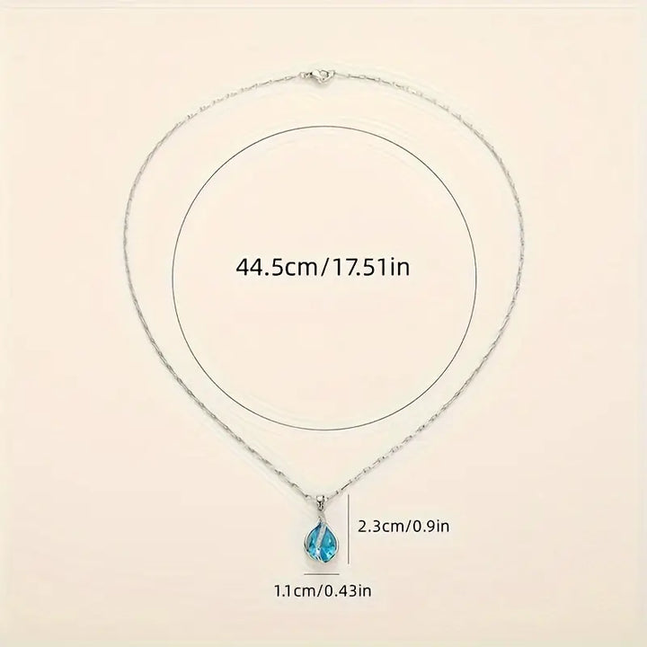 White Gold Necklace | Celestine Vireaux Elegant Pendant