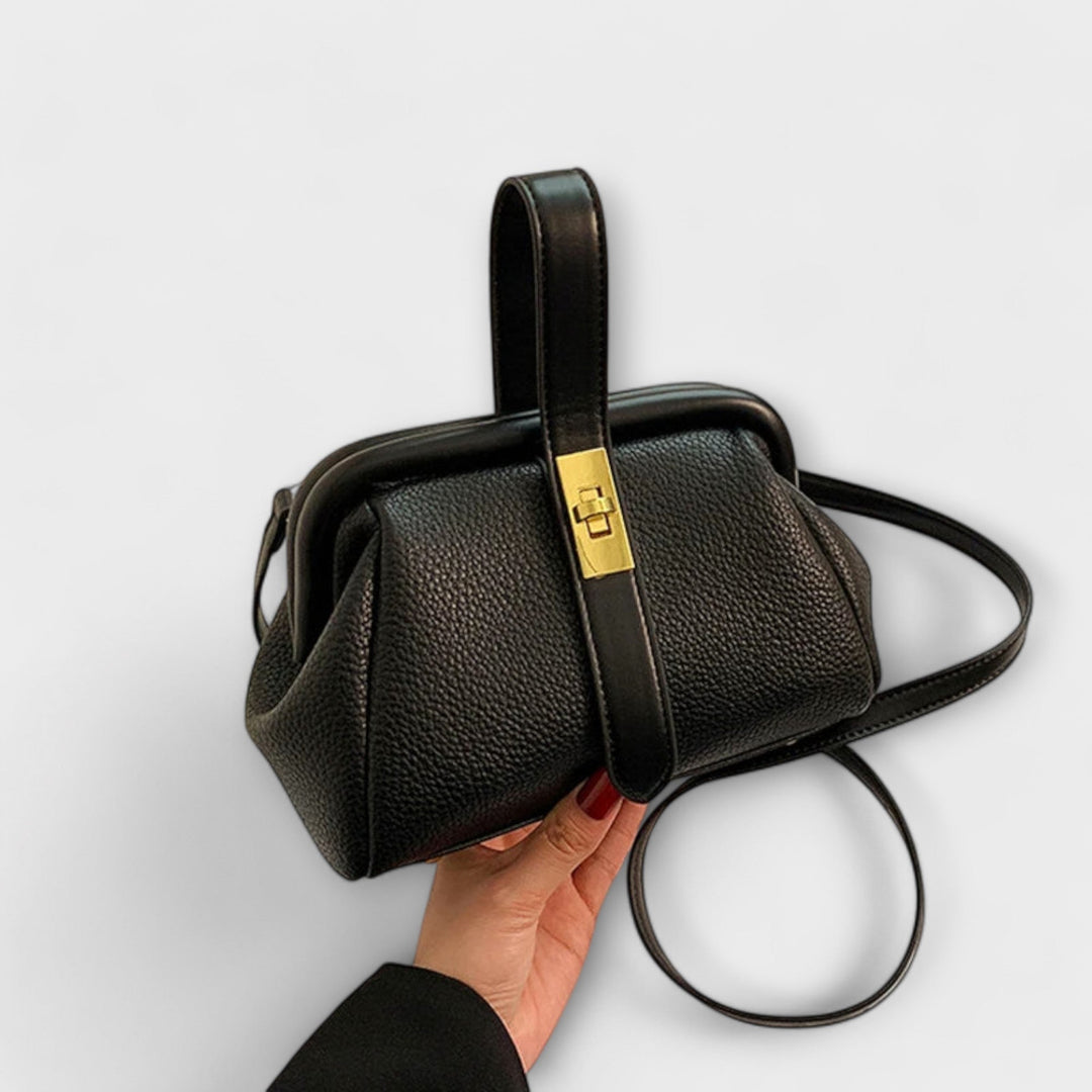 Retro Handbag for Women - Classic Structured Tote Bag